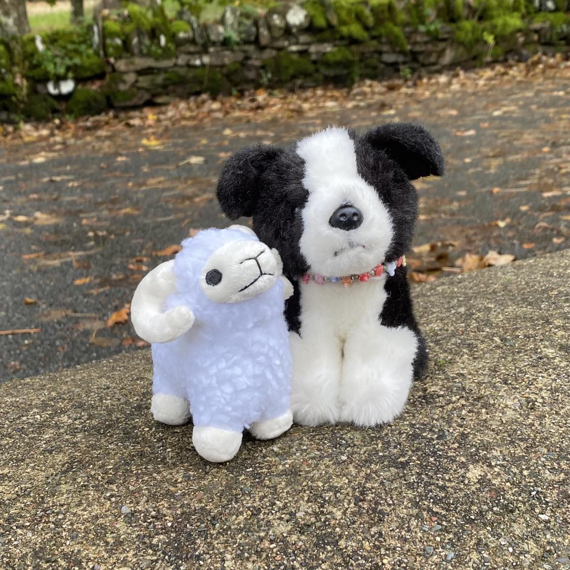 Mascots Llamberis and Cucumber